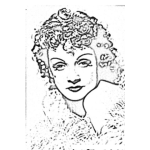 Dibujo para colorear Marlene Dietrich Coloring Page Para Pintar Y Colorear