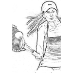 Dibujo para colorear Gisela Dulko Voloring Page Para Colorear A La Tenista Argentina Guisela Dulco