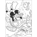 Dibujo para colorear Colorear a Mickeymouse