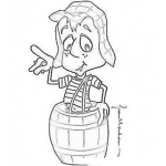 Dibujo para colorear Dibujo Del Chavo Del 8 Para Colorear Online