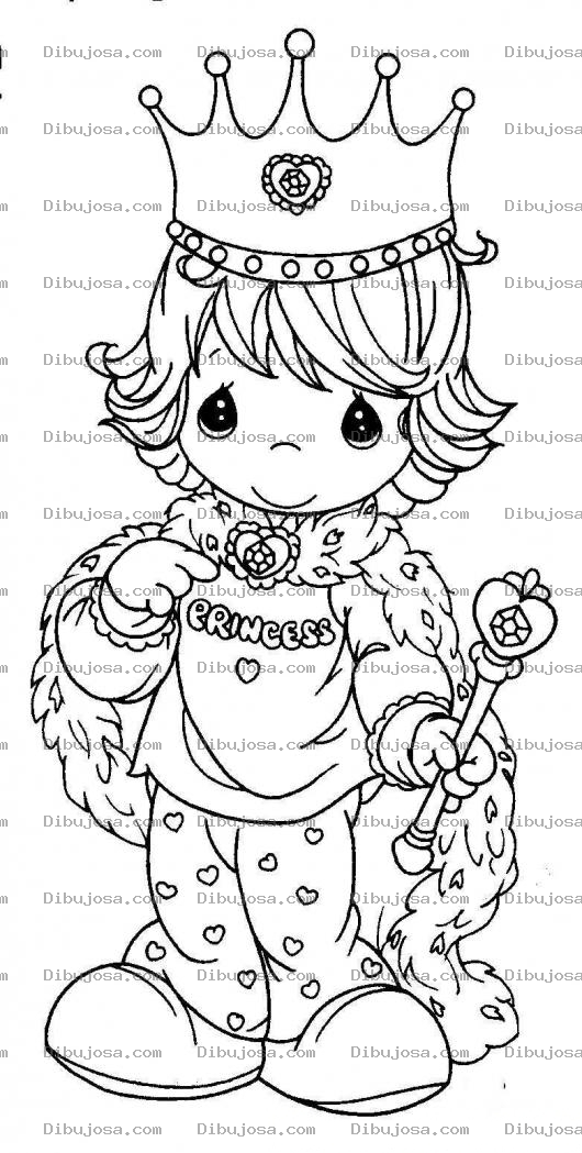 Dibujo para colorear Dibujo Para Colorear Princesita De Precios Moments