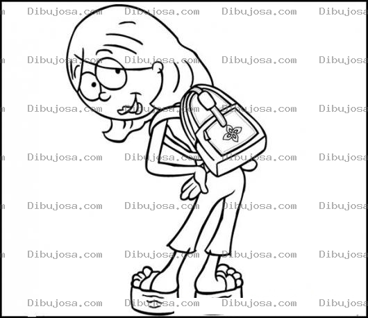 Dibujo para colorear Dibujo De Lizzie McGuire Para Colorear