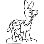 Dibujo para colorear Clorear Burrito Con Tambor