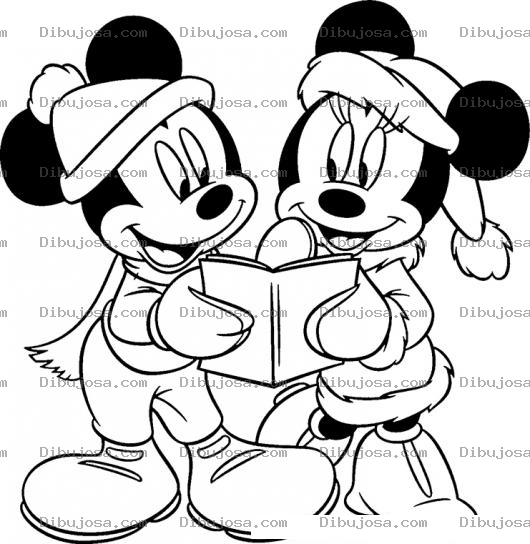 Dibujo para colorear Mikey y Mimi Colorear