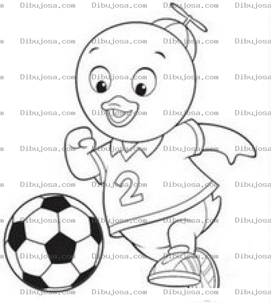 Dibujo para colorear Colorear A Pablo De Los Backyardigans
