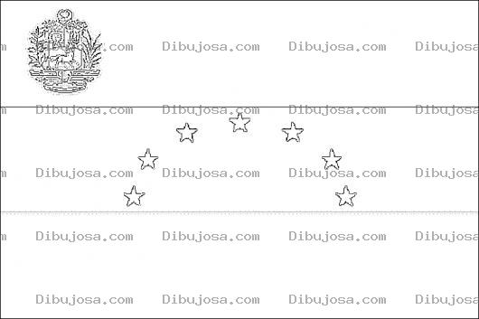 Dibujo para colorear Colorear Bandera De Venezuela