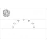 Dibujo para colorear Colorear Bandera De Venezuela