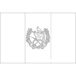 Dibujo para colorear Colorear Bandera De Guatemala
