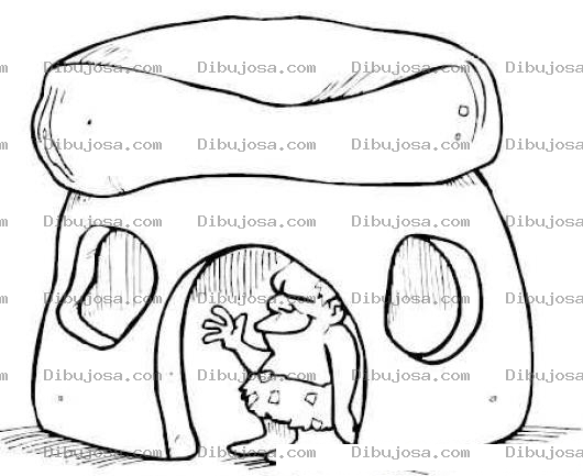 Dibujo para colorear La Era De Piedra Para Colorear Y Pintar