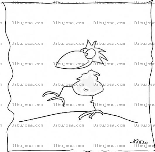 Dibujo para colorear Colorear Zanate
