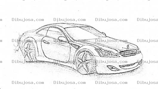 Dibujo para colorear Colorear Mercedesbenz Coupe