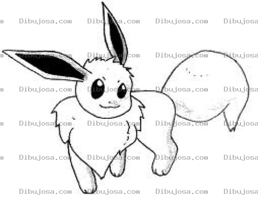 Dibujo para colorear Colorea Zorrito De Picachu