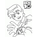 Dibujo para colorear Colorear A Ben 10