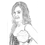 Dibujo para colorear Lauren Conrad Online Coloring Page Dibujo Para Pintar Y Colorearp