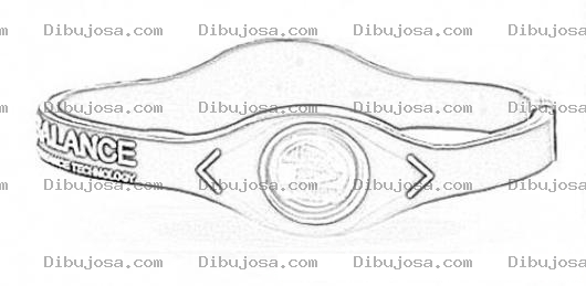 Dibujo para colorear Pulsera Balnance Para Colorear Pintar E Imprimir