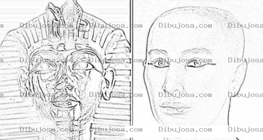 Dibujo para colorear Tutankamon Coloring Page
