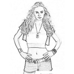 Dibujo para colorear Brooke Nevin Coloring Page Para Pintar Y Colorear Online