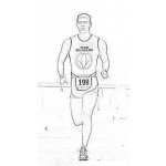 Dibujo para colorear Colorear Atleta De Herbalife