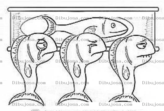 Dibujo para colorear Dibujo Del Entierro De Una Sardina Para Colorear