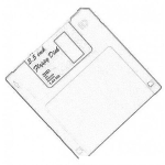 Dibujo para colorear Diskette De 3 1 2 1.44 Mb Para Colorear Y Pintar