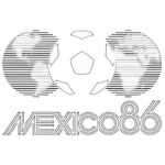 Dibujo para colorear Colorear Logo Del Mundial De Futbol De Mexico 86