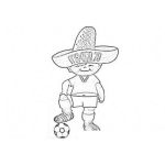 Dibujo para colorear Colorear A Juanito Mascota Del Mundial De Mexico 70