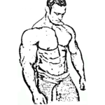 Dibujo para colorear Frank McGrath Strong Man Coloring Page Para Colorear A Frank Macgrat
