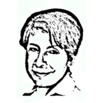 Dibujo para colorear Colorear A Nineth Montenegro Diputada De Guatemala