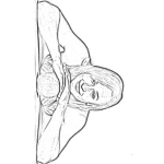 Dibujo para colorear Jessica Ennis Coloring Page Para Colorear Online