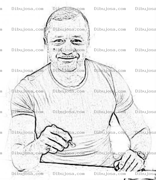 Dibujo para colorear Jacques Azagury Coloring Page Para Pintar Y Colorear Online