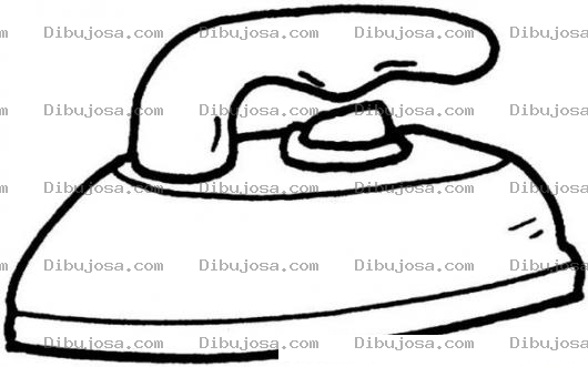 Dibujo para colorear Colorear Plancha De Ropa De Vapor