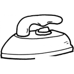 Dibujo para colorear Colorear Plancha De Ropa De Vapor