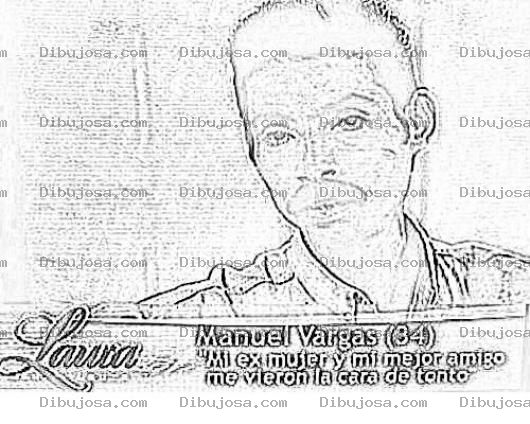 Dibujo para colorear Colorear La Cara De La Infidelidad