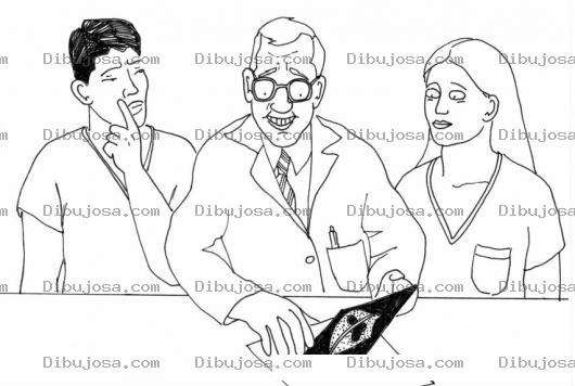 Dibujo para colorear Dibujo De Estudiantes De Medicina Para Colorear