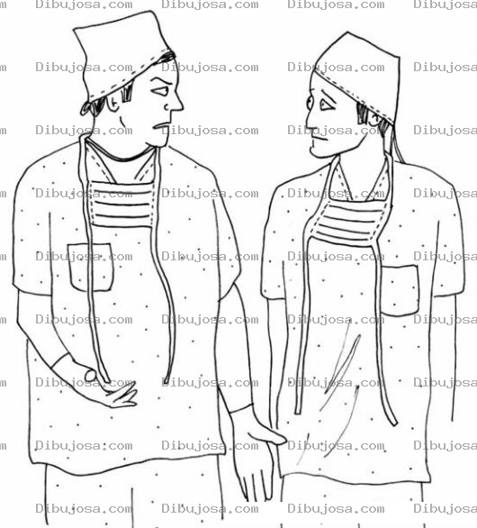 Dibujo para colorear Dibujo Para Clorear Doctores Discutiendo Honorarios Medicos Despues De Una Operacion