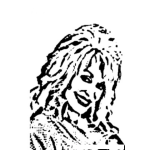 Dibujo para colorear Dolly Parton Coloring Page Para Pintar Y Colorear