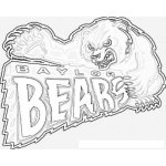 Dibujo para colorear Baylor Bears Coloring Page Para Clorear Los Osos De Baylor