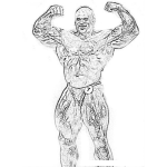 Dibujo para colorear Coleman Coloring Page Para Pintar Y Colorear