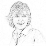Dibujo para colorear Ellen Degeneres Coloring Page Para Colorear Online