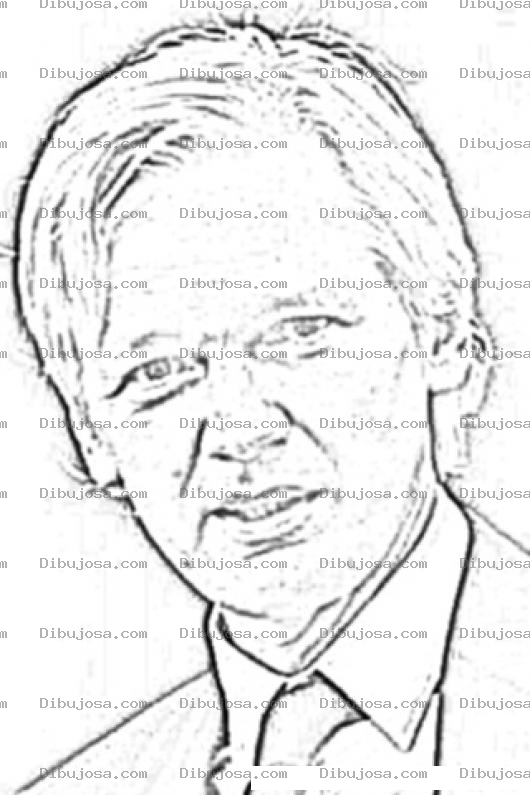 Dibujo para colorear Dibujo De Julian Assange Para Pintar Y Colorear Online
