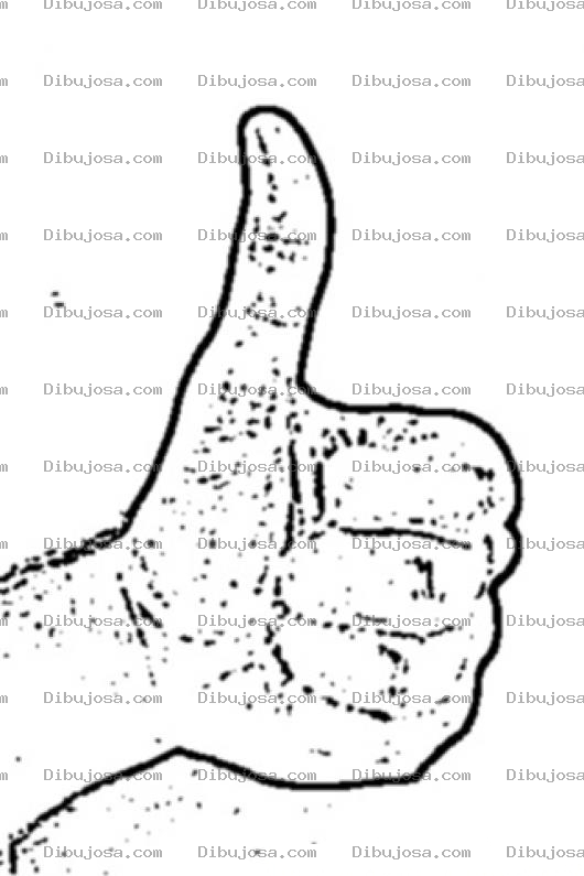 Dibujo para colorear Colorear Pulgar De Me Gusta O Me Llega