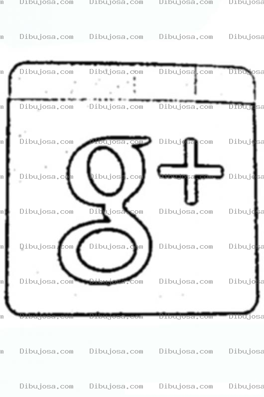 Dibujo para colorear Colorear La G De Google Mas