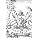 Dibujo para colorear Tna Wrestling Online Coloring Page