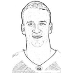 Dibujo para colorear Peyton Manning Coloring Page Para Imprimir Pintar Y Colorear