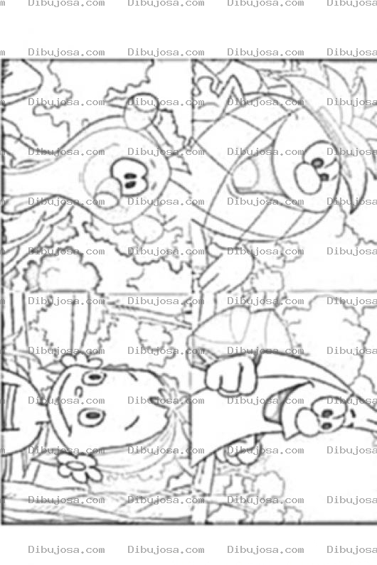 Dibujo para colorear Los Fruittis Fruitis Frutis Para Colorear Online