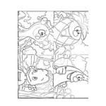 Dibujo para colorear Los Fruittis Fruitis Frutis Para Colorear Online