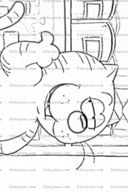 Dibujo para colorear El Gato Isidoro Para Imprimir Pintar Y Colorear