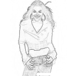 Dibujo para colorear Janet Jackson Coloring Page Para Pintar Y Colorear