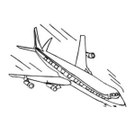 Dibujo para colorear Colorear Avion Decendiendo