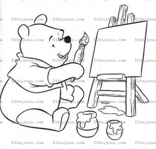 Dibujo para colorear Colorear A Guinipu Pintando